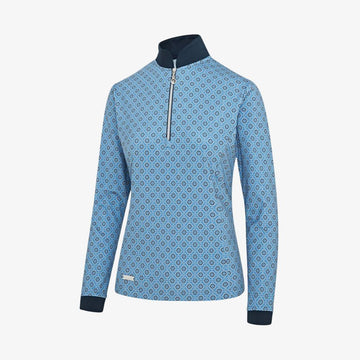 Island Green Hexagon Tile Print Top Layer