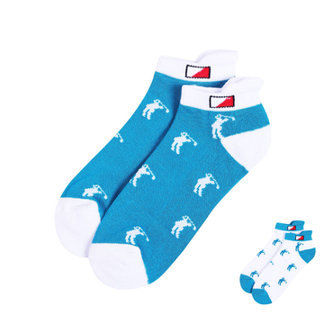 JRB Women's Golf Socks - Lapis Green - Pack Of 2 Pairs